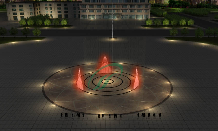 山西省大同市同煤集團(tuán)廣場音樂噴泉工程