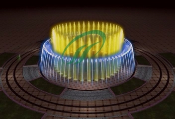 石家莊民心廣場(chǎng)音樂(lè)噴泉工程