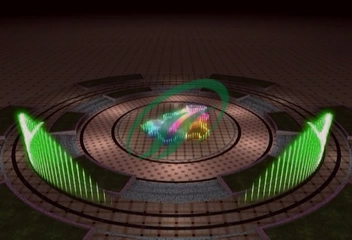 石家莊民心廣場(chǎng)音樂(lè)噴泉工程