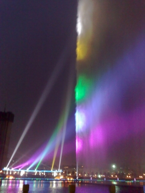 亞洲第一高噴-齊齊哈爾勞動(dòng)湖200米高噴工程